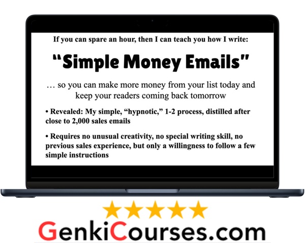 John Bejakovic – Simple Money Email